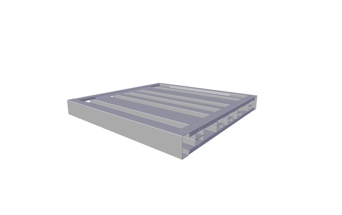 Produkt Metal platform transport palette AT 73316