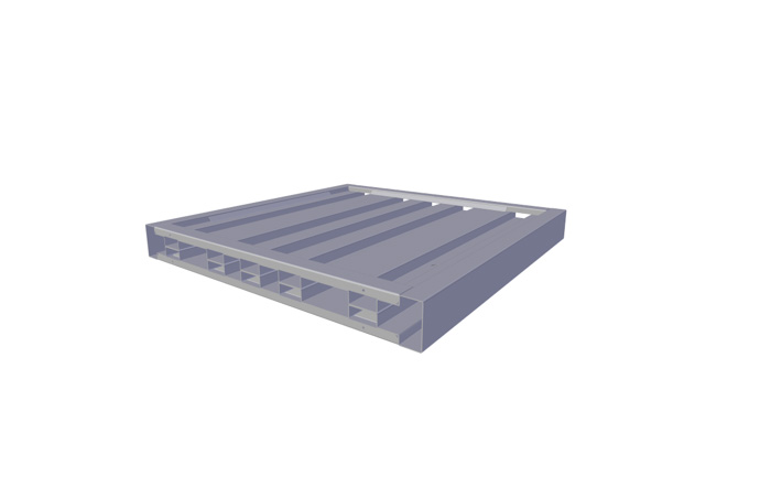 Produkt Metal platform transport palette AT 73316