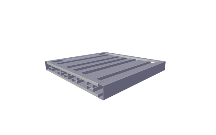 Produkt Metal platform transport palette AT 73316