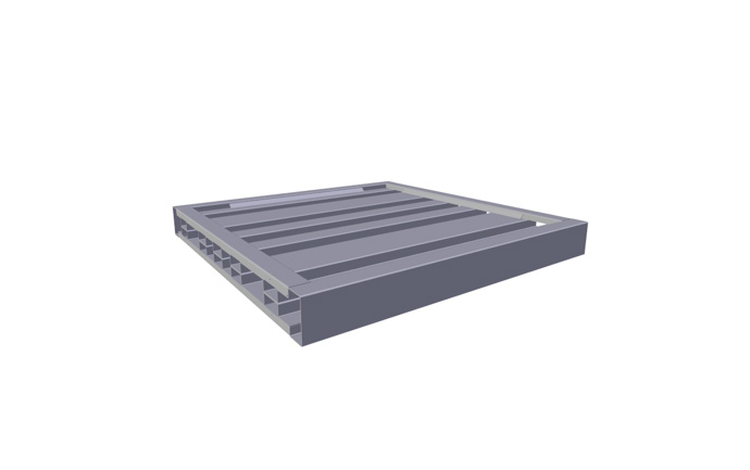Produkt Metal platform transport palette AT 73316