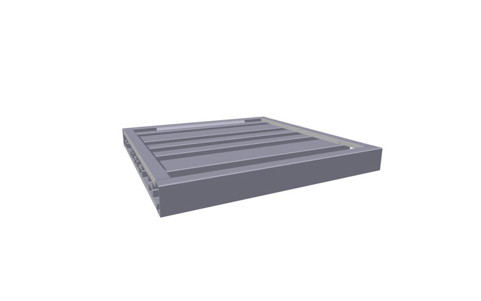 Produkt Metal platform transport palette AT 73316