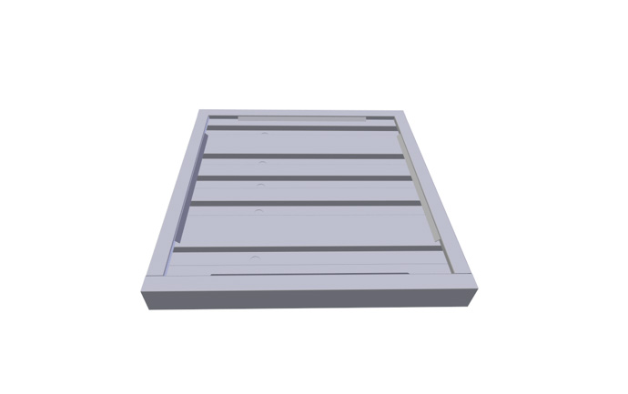 Produkt Metal platform transport palette AT 73316