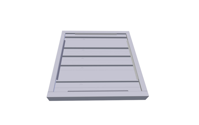 Produkt Metal platform transport palette AT 73316