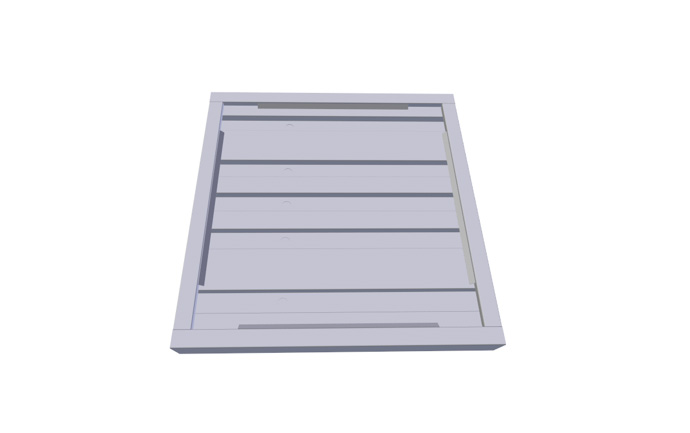 Produkt Metal platform transport palette AT 73316