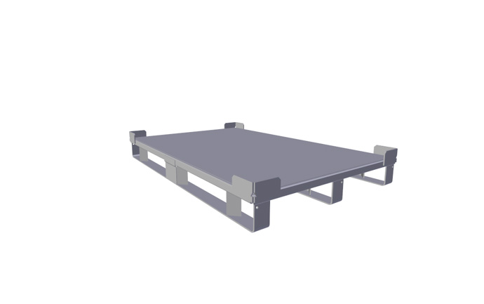 Produkt Metal platform transport palette AT 79326