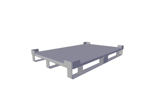 Produkt Metal platform transport palette AT 79326