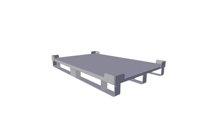 Produkt Metal platform transport palette AT 79326