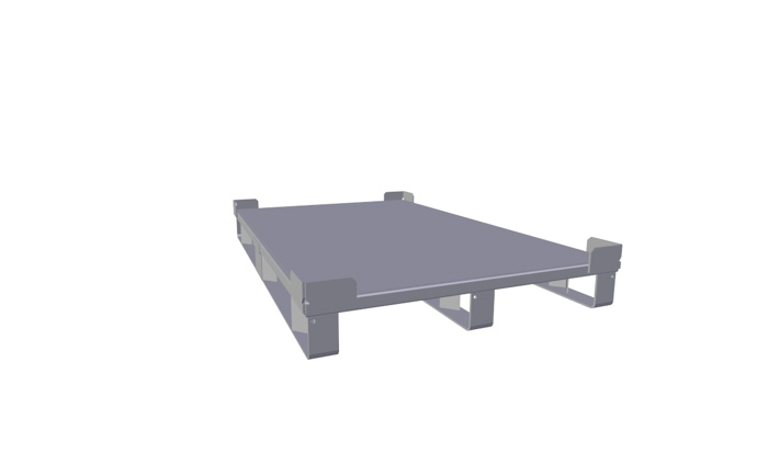 Produkt Metal platform transport palette AT 79326
