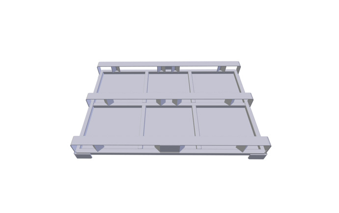 Produkt Metal platform transport palette AT 79326