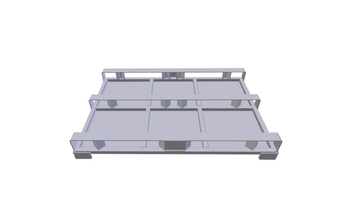 Produkt Metal platform transport palette AT 79326