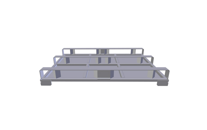Produkt Metal platform transport palette AT 79326