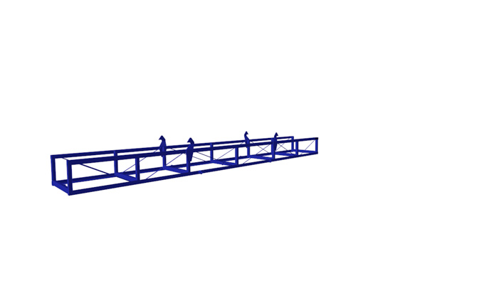 Produkt Long material  palette for transporting and storing long products AT 80740