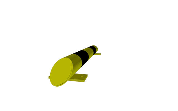 Produkt Impact barrier N 800 – extended protection for walls and equipment