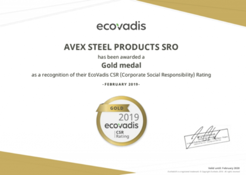 CSR_zlato pro Avex