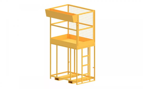 Forklift-mounted platform 100W01