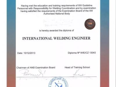 International Welding Enginner