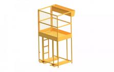 Fork Mounted Man Riding Basket VZV 100W01
