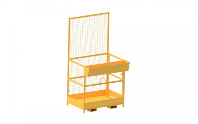 Fork Mounted Man Riding Basket VZV 100W02